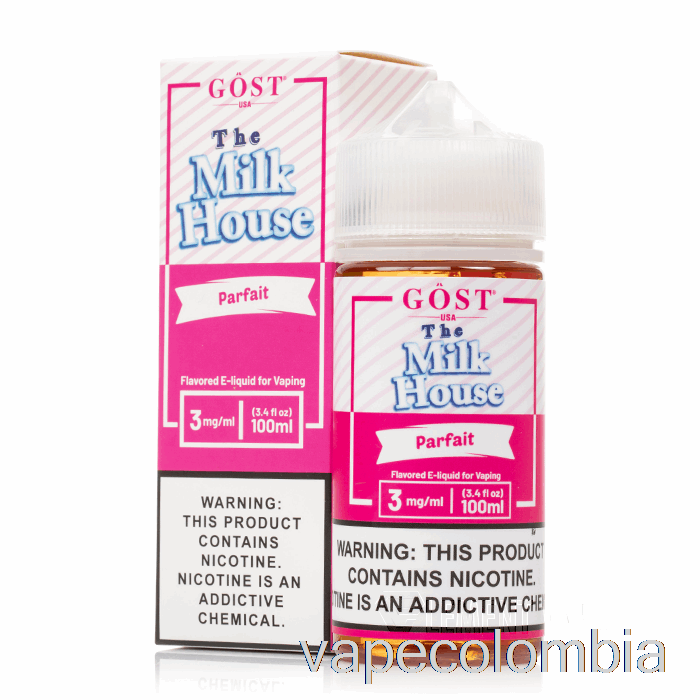 Vape Recargable Parfait - La Casa De La Leche - Gost Vapor - 100ml 3mg